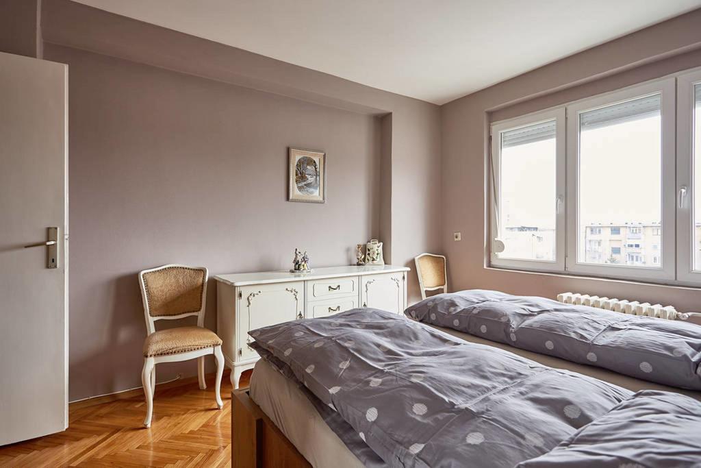Spacious Modern Apartment In Peaceful Neighborhood Skopje Eksteriør billede